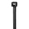 Panduit Cable Tie, 10 in L, 2-1/2 in Max Bundle Dia., Black, Nylon 6/6, 50 lb Strength, 1000 PK PLT2.5S-M30 - alternate 1